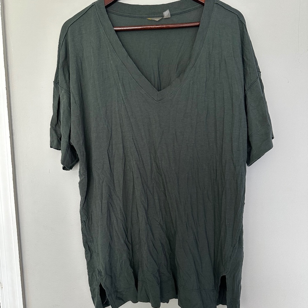 Zella Army Green Tee L